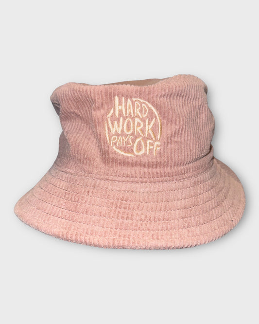 Rose Corduroy Bucket Hat