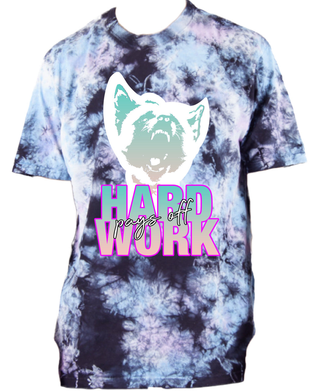 Navy Tie Dye Akita Tee
