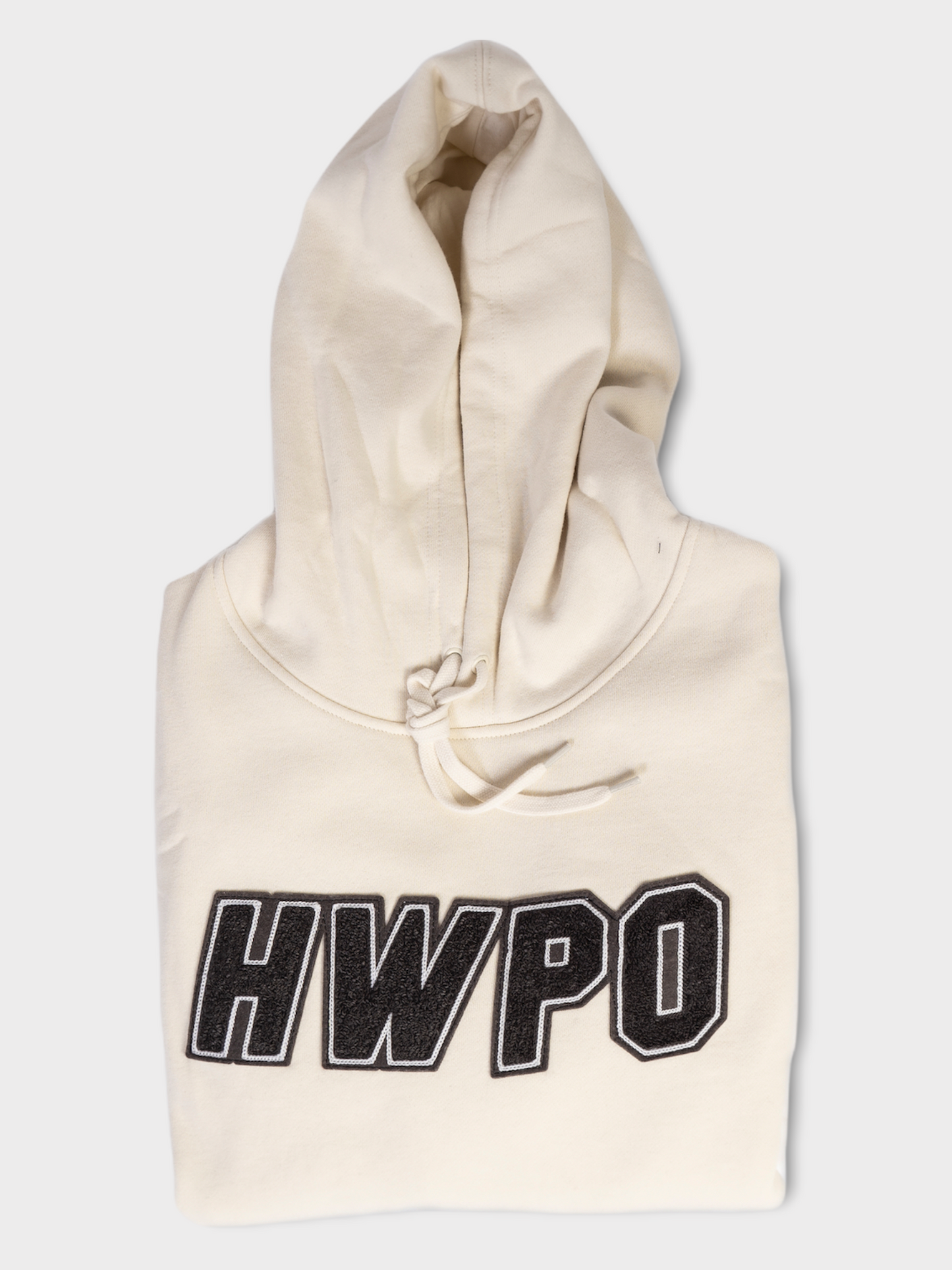 HWPO Chenille Patch Hoodie | Cream