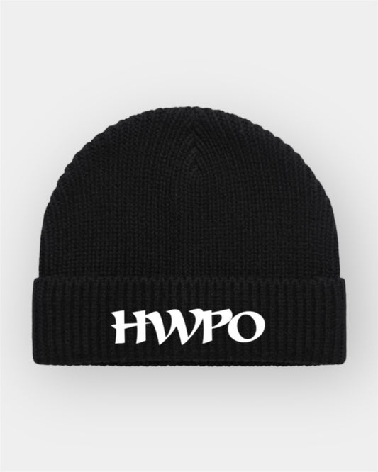 HWPO Work Fu Black Beanie