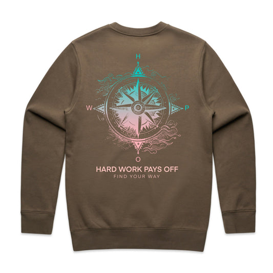 Compass Brown Crew
