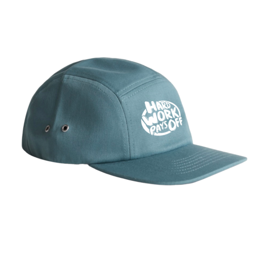 HWPO Five Panel Cap Slate Blue