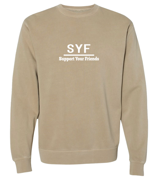 SYF Sandstone Crewneck Sweater