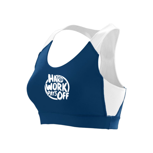 Sports Bra (Black, Navy & Red)