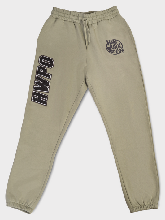 HWPO Chenille Patch Joggers | Sage Green