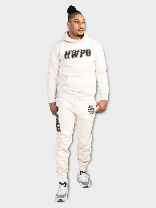 HWPO Chenille Patch Joggers | Cream