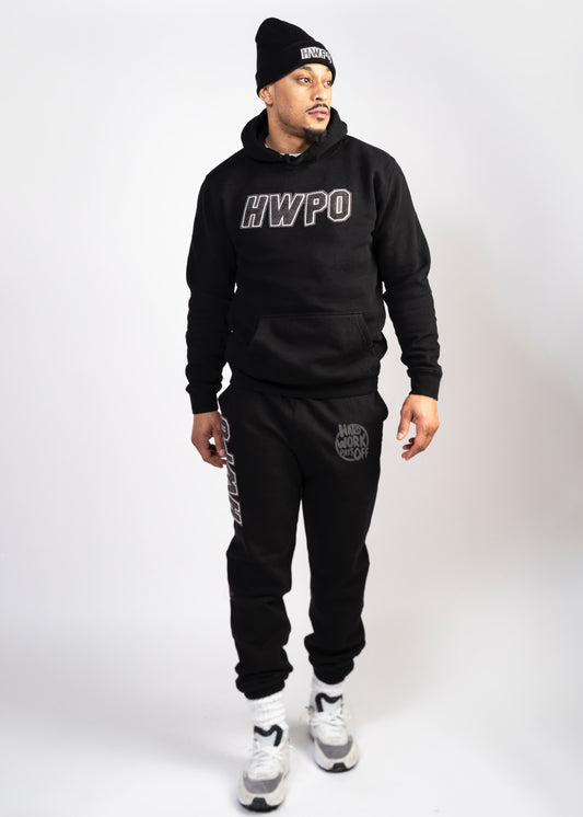 HWPO Chenille Patch Hoodie | Black